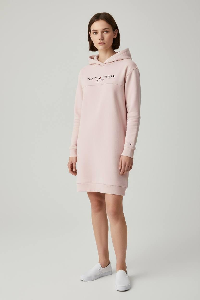 Платье Tommy Hilfiger 8/10 лет 128-140 см Розовый (0012921-1)