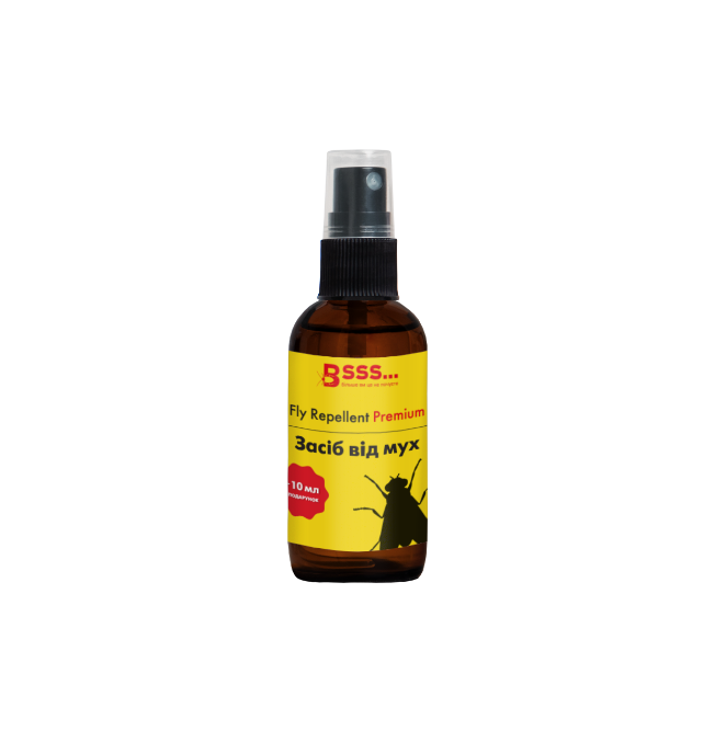 Засіб від мух Fly Repellent Premium 1/100 концентрат для нанесення на одяг та стіни 50 мл (120702)