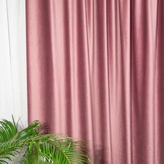 Тканина портьєрна IDEIA Оксамит V-57 однотонна 2,9 м Фрез (2200004232843)