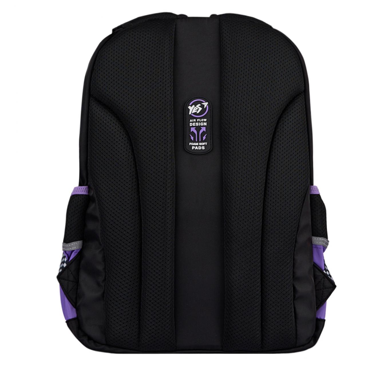 Шкільний рюкзак YES Purple Hearts TS-48 з ортопедичною спинкою (559923/995098) - фото 14 Шкільний рюкзак YES Purple Hearts TS-48 з ортопедичною спинкою (559923/995098) - фото 14