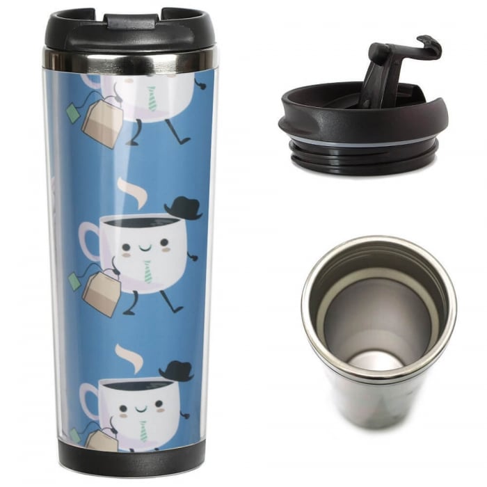 Термокружка ZIZ Рабочий чай 380 мл (21100) Термокружка ZIZ Рабочий чай 380 мл (21100)