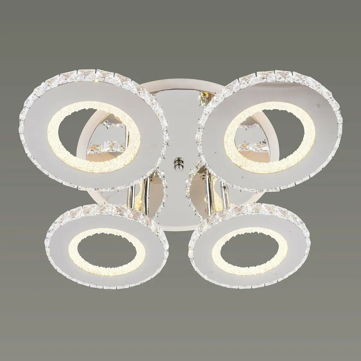 LED-люстра потолочная Sirius на четыре круглых плафона 3000/6500К IP20 B S2322/4 72W Белый (28687281)