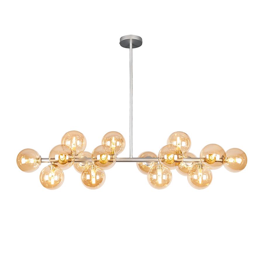 Люстра стельова молекула 7841020-16 GAB/BR S Срібний/Коричневий - фото 2 Люстра стельова молекула 7841020-16 GAB/BR S Срібний/Коричневий - фото 2