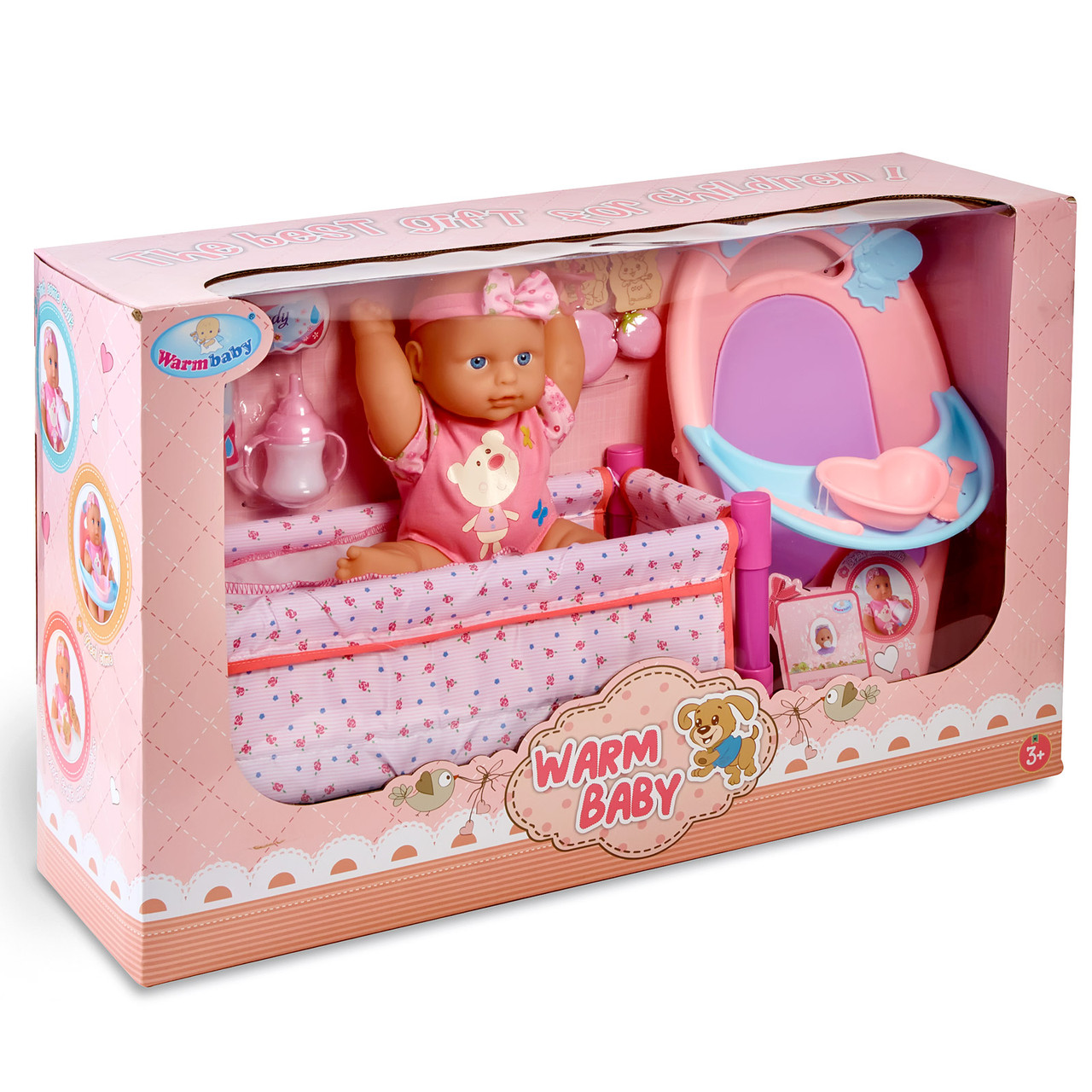 Кукольный Пупс Warm Baby с аксессуарами Кукольный Пупс Warm Baby с аксессуарами