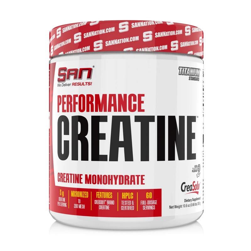 Креатин моногидрат мікронізований SAN Performance Creatine 300 г Без вкуса