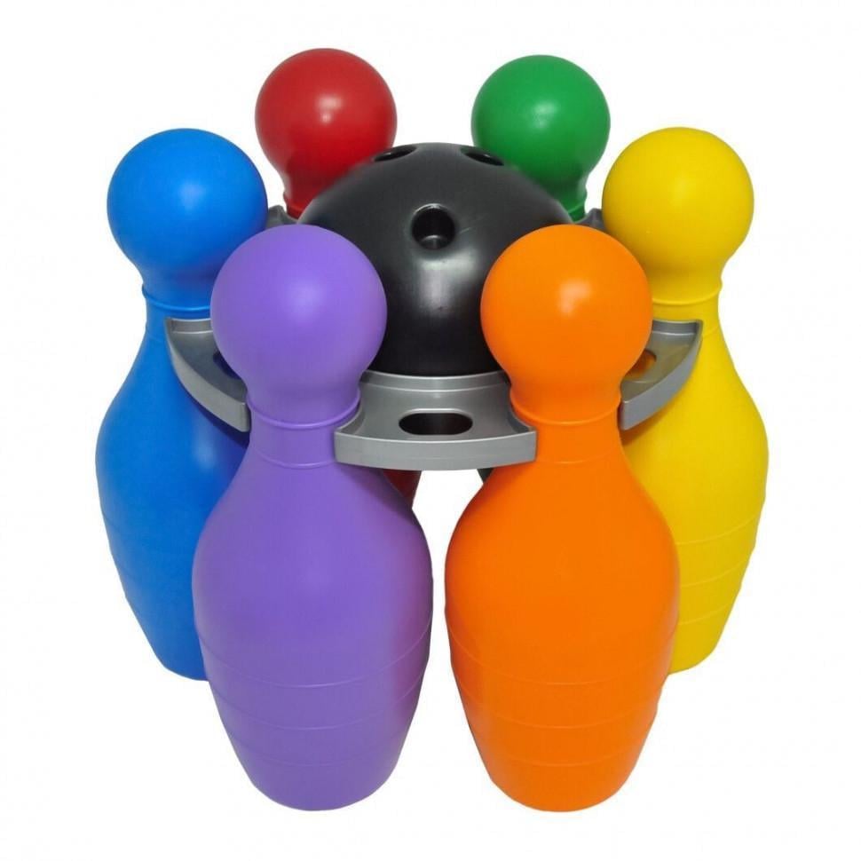Дитячий ігровий набір Bowling Big 39751 Боулінг 6 кеглів та м'яч на підставці (26130652) Дитячий ігровий набір Bowling Big 39751 Боулінг 6 кеглів та м'яч на підставці (26130652)