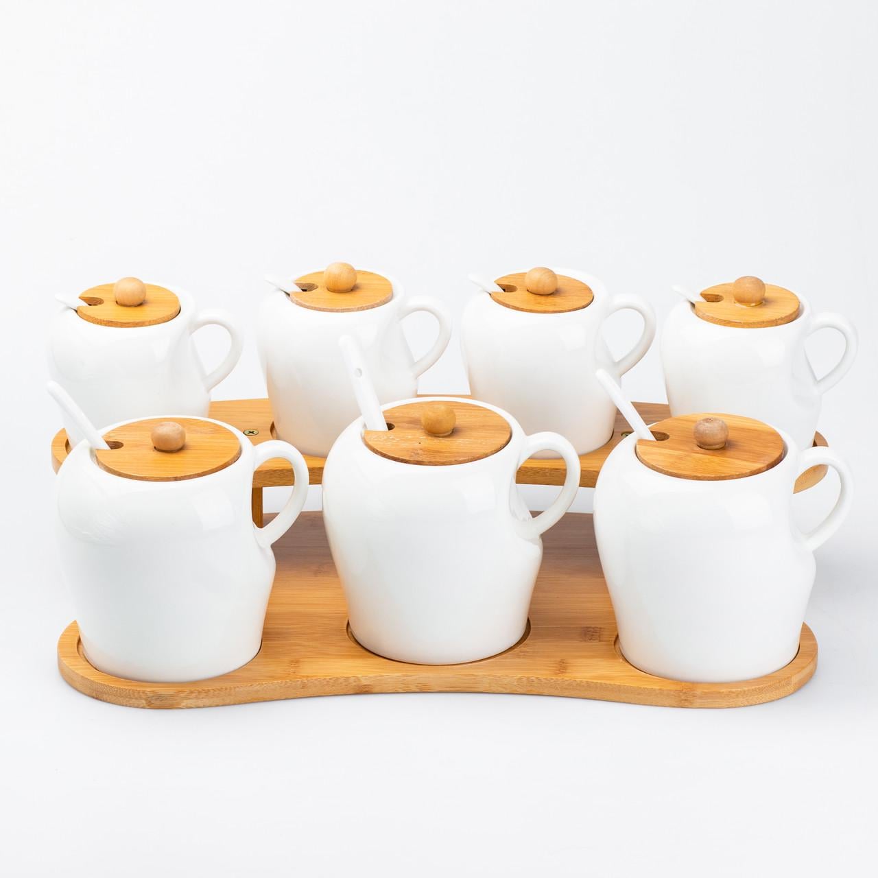 Набор для специй с ложками 300 мл 3 шт./600 мл 4 шт. (4340) Набор для специй с ложками 300 мл 3 шт./600 мл 4 шт. (4340)