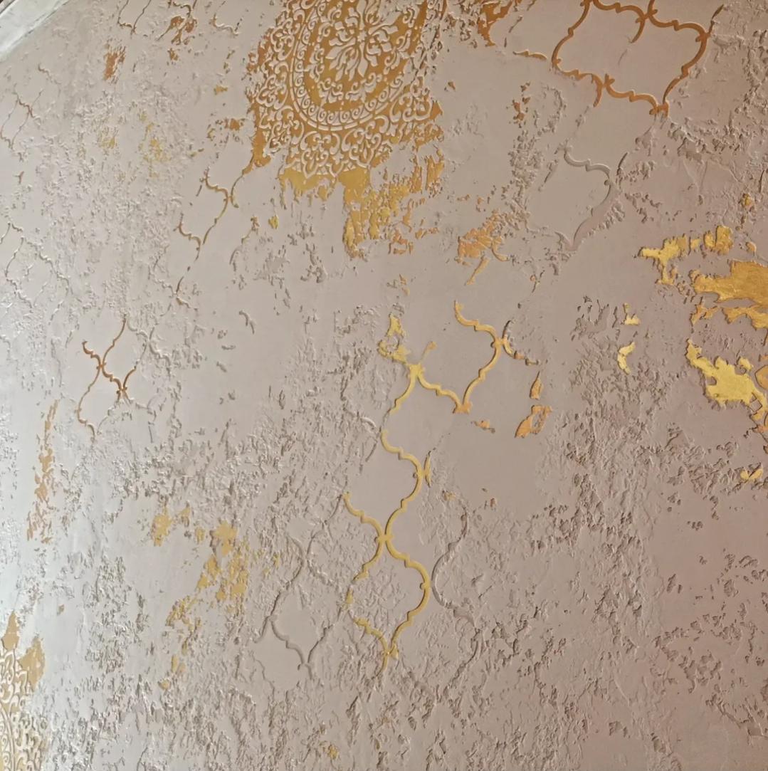 Трафарет DFA Восточный орнамент премиум-декор для краски и декоративных поверхностей 32x38 см толщина 0,3-1 мм (V00082)