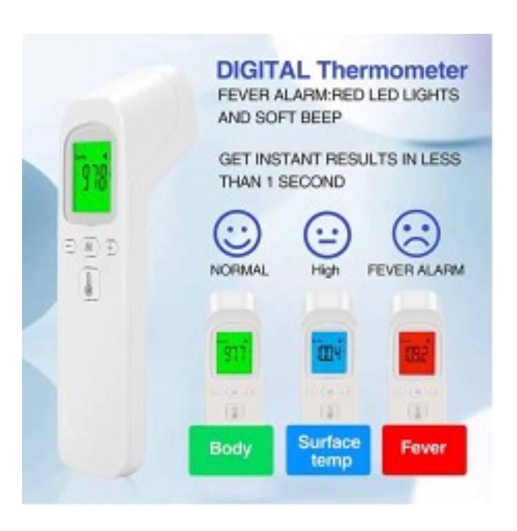 Термометр дитячий інфрачервоний цифровий з РК-дисплеєм безконтактний (AND1055) - фото 4
