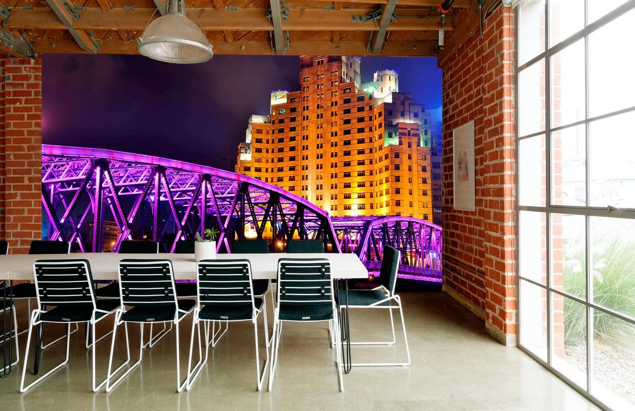 Фотообои флизелиновые для спальни/зала/кухни моющиеся Мост в Китае - фото 2 Фотообои флизелиновые для спальни/зала/кухни моющиеся Мост в Китае - фото 2