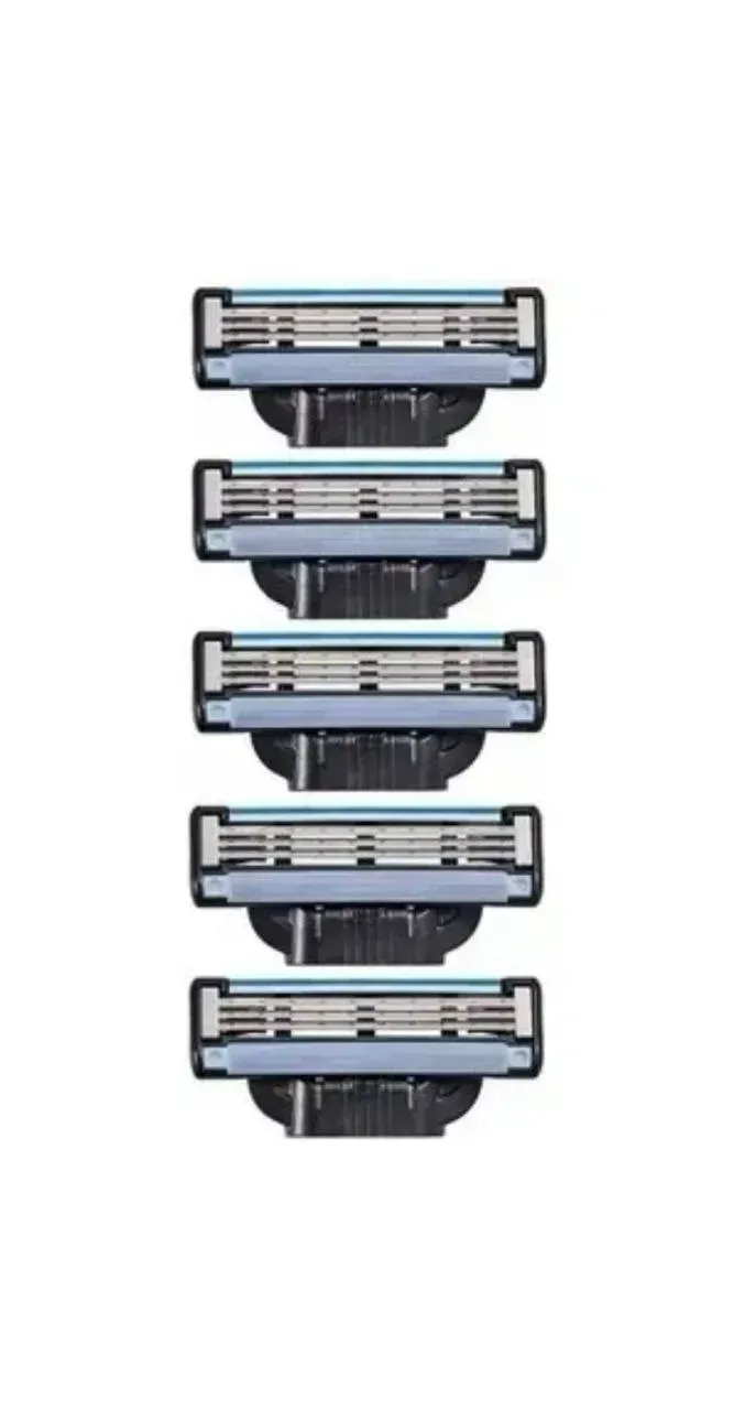 Сменные картриджи для бритья мужские Gillette Mach 3 без упаковки 5 шт.