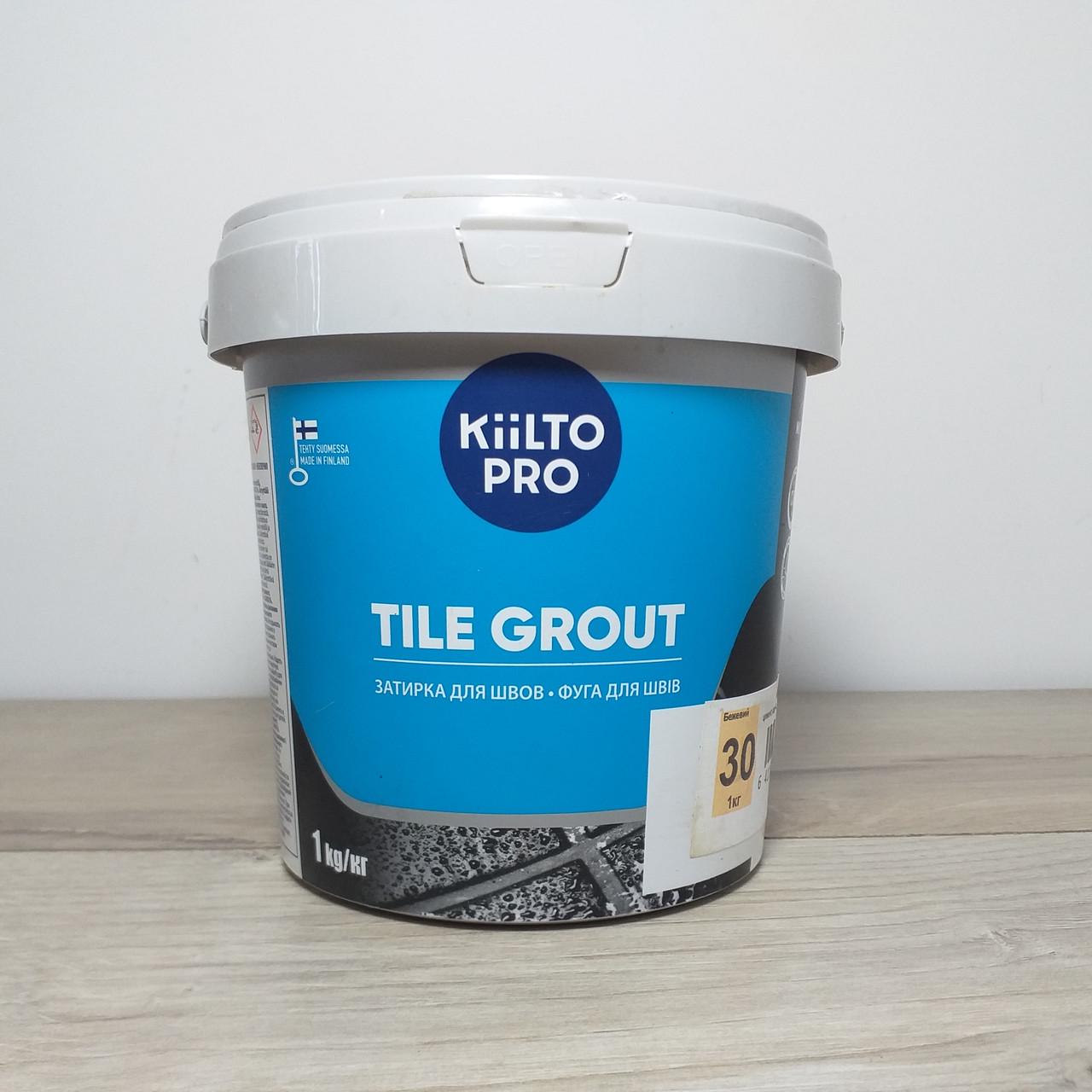 Фуга для швів Kiilto Pro №30 цементна 1 кг Бежевий (X-773) - фото 3 Фуга для швів Kiilto Pro №30 цементна 1 кг Бежевий (X-773) - фото 3