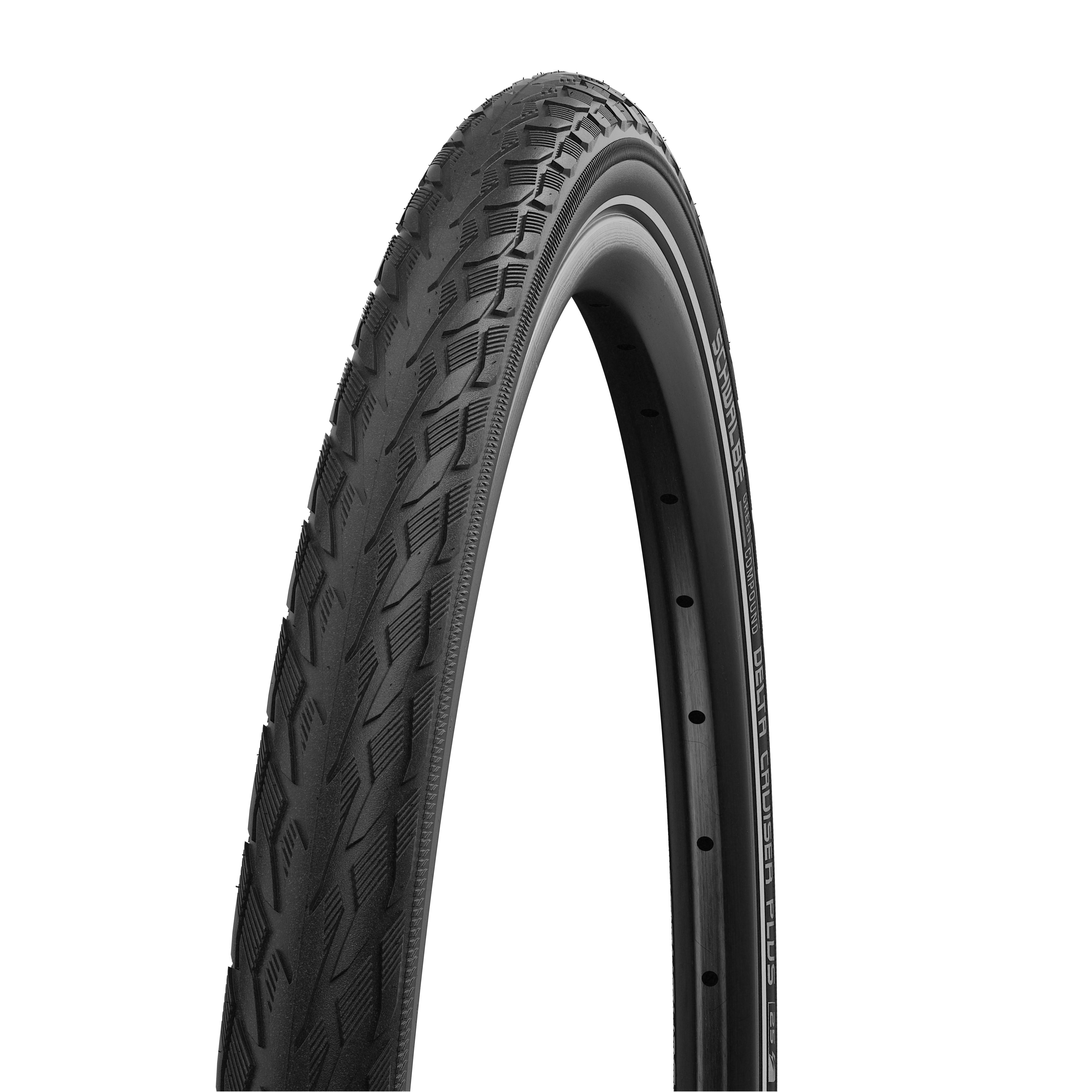 Покрышка велосипедная Schwalbe DELTA CRUISER PLUS PunctureGuard TwinSkin B/B+RT HS431 Green Compound 50EPI 28"x2"/50-622 (TIR-89-70)