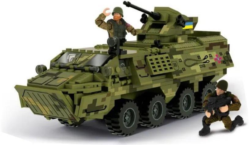 Конструктор дитячий Iblock Військовий БТР-4 Буцефал 389 дет. (28443390)