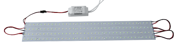 Комплект светодиодных линеек для растрового светильника L6 SMD2835 144 LED 170-265В 28Вт IP20 6000K 500мм (5815)