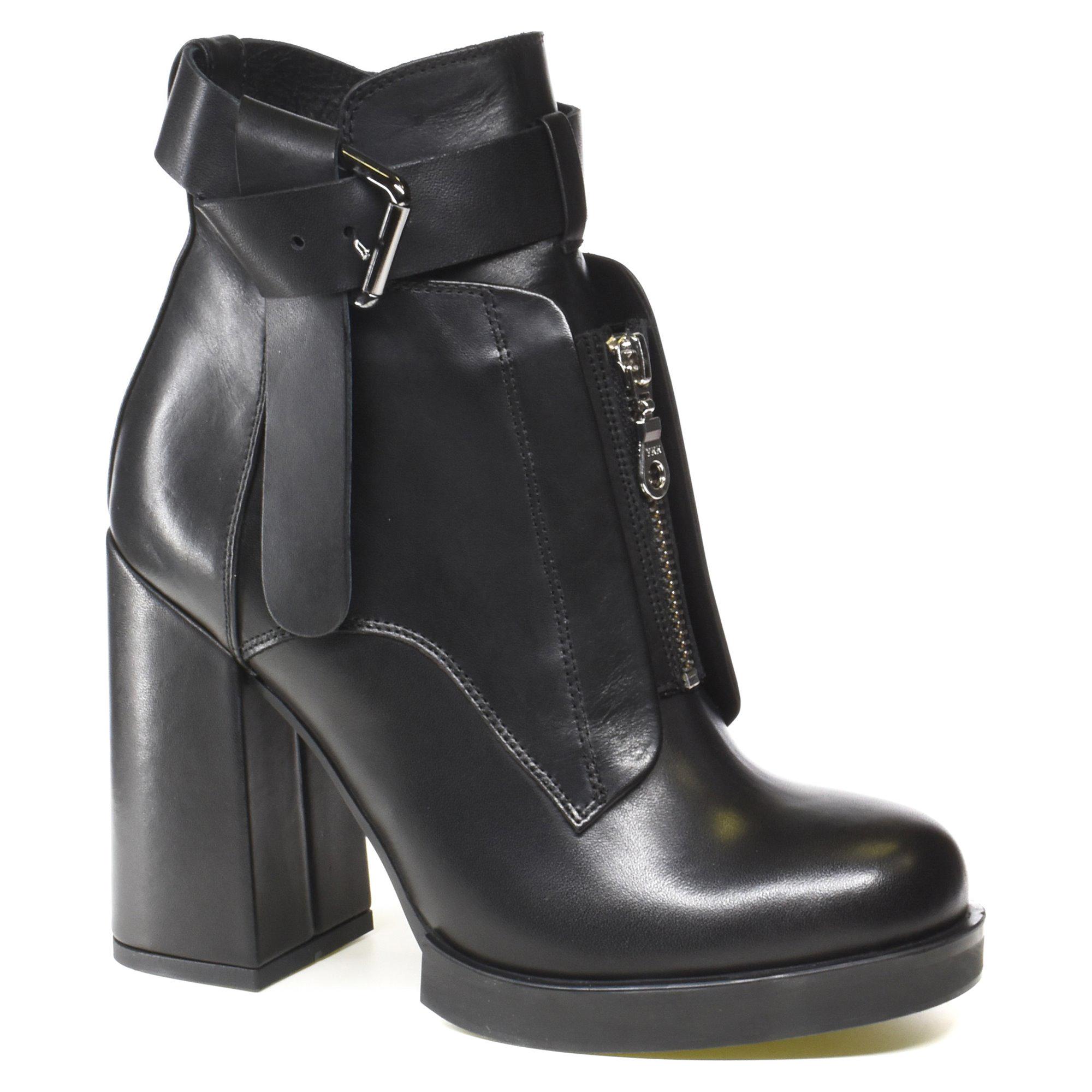 Ботильоны осенние женские Lottini р. 40 Черный (056098-40)