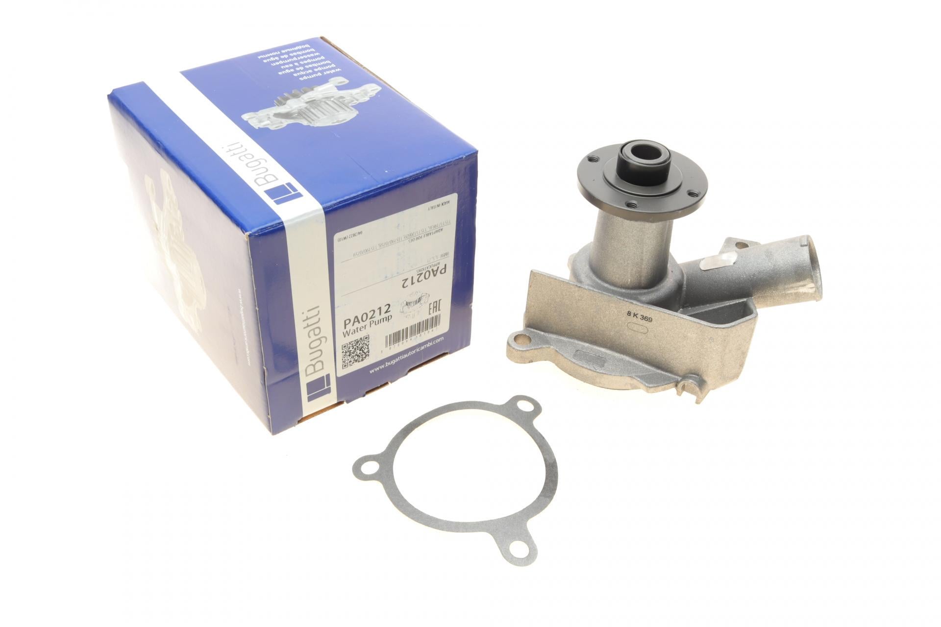 Водяная помпа Bugatti BMW 3 E30 2.0/2.5/2.7 87-93/5 E34 2.0/2.5 88-91 R/B 1 4 лопастей М20 (PA0212)