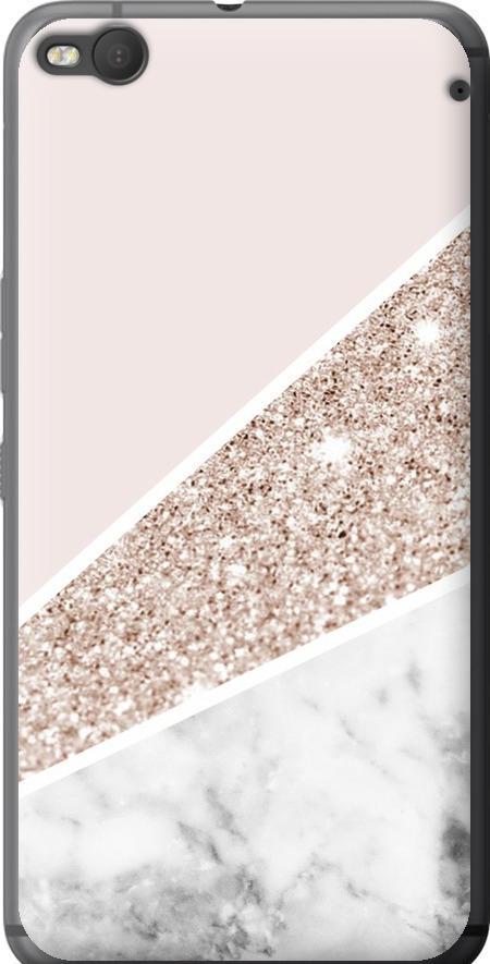 Чехол на HTC One X9 Пастельный мрамор (4342u-783-42517)
