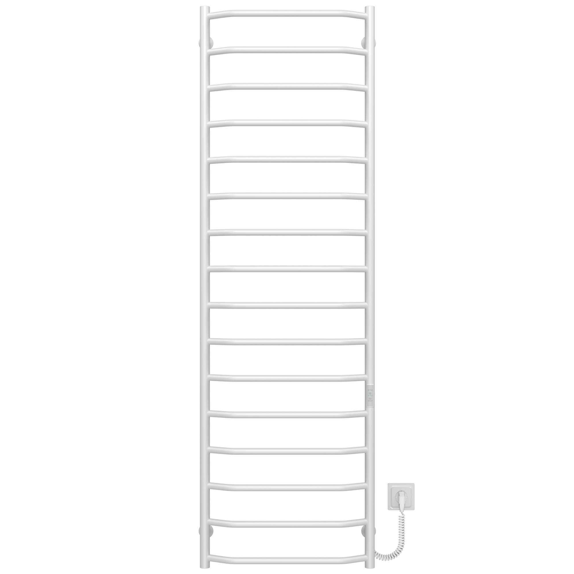 Полотенцесушитель электрический Deffi Трапеция П16 WD03 правое подключение нержавеющая сталь 500х1700 мм Белый (C.TR.170.50.16.E.W.R.3)