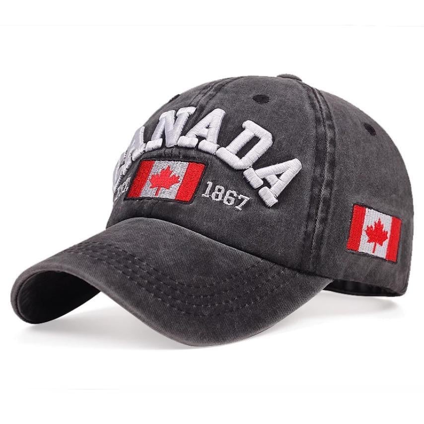 Кепка бейсболка Canada 2 унисекс Черный