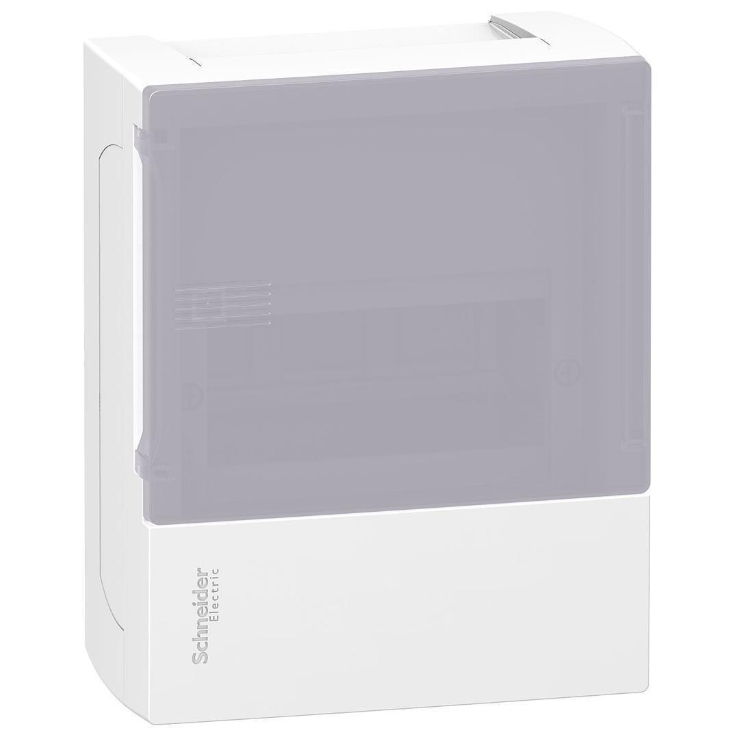 Щит навісний Schneider Electric Resi9 MP 1ряд/6 модулів з прозорими дверцятами (MIP12106T)