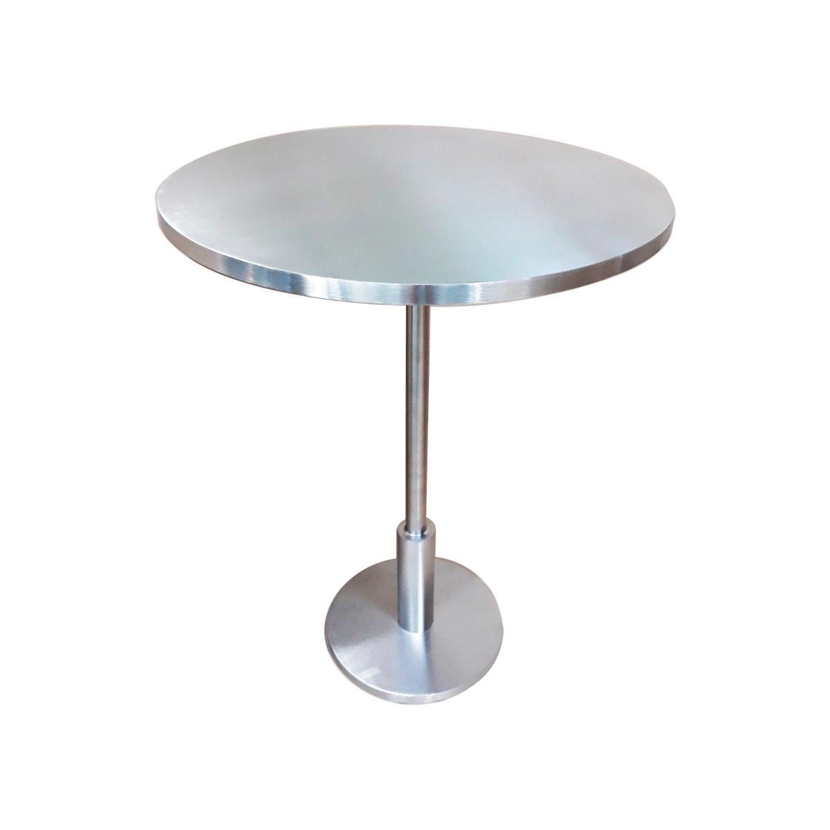 Барний столик Prescona круглий з нержавіючої сталі 60 см
