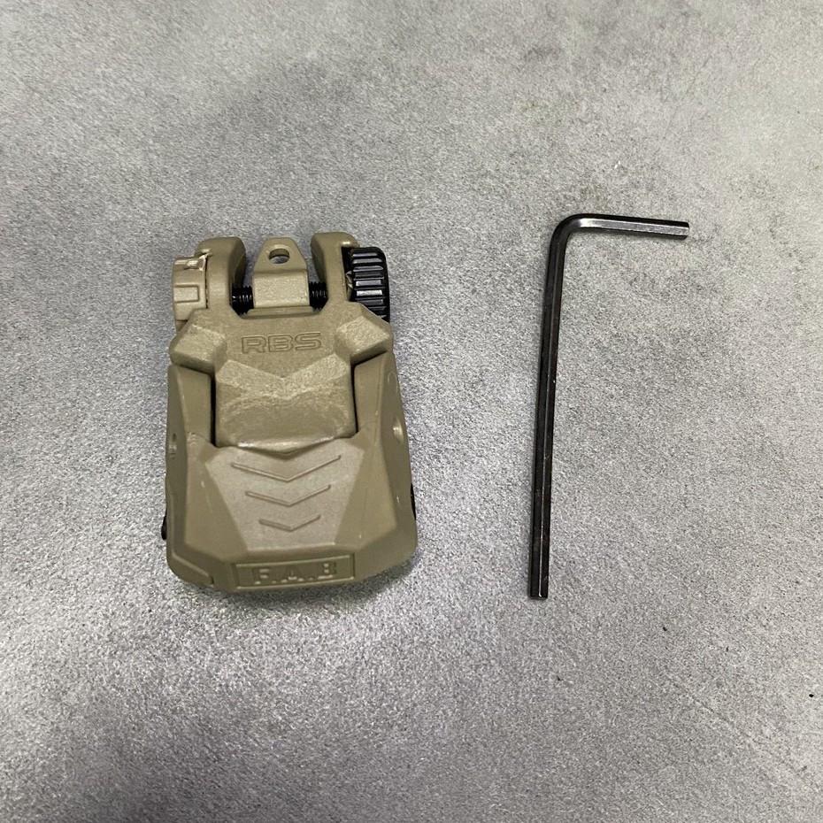 Целик складной FAB Defense RBS на планку Picatinny Койот (242690) - фото 2 Целик складной FAB Defense RBS на планку Picatinny Койот (242690) - фото 2