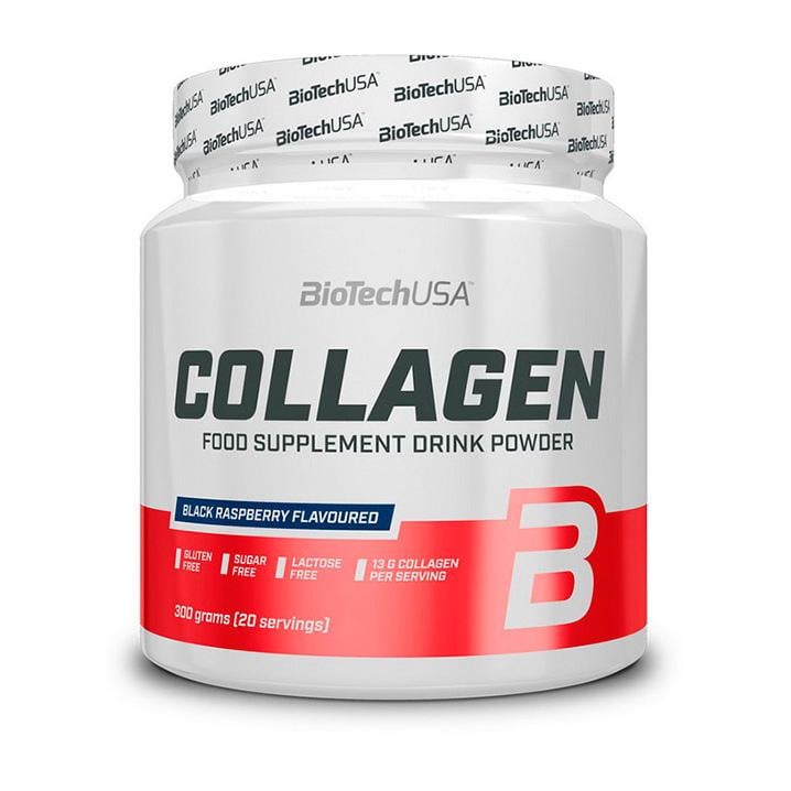 Коллаген питьевой с гиалуроновой кислотой и витамином C BioTech Collagen 300 г Лимонад