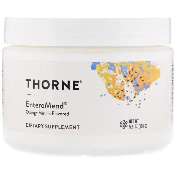 Трав'яні ферменти Thorne Research Enteromend 5,9 ун.168 г 30 порцій Orange Vanilla