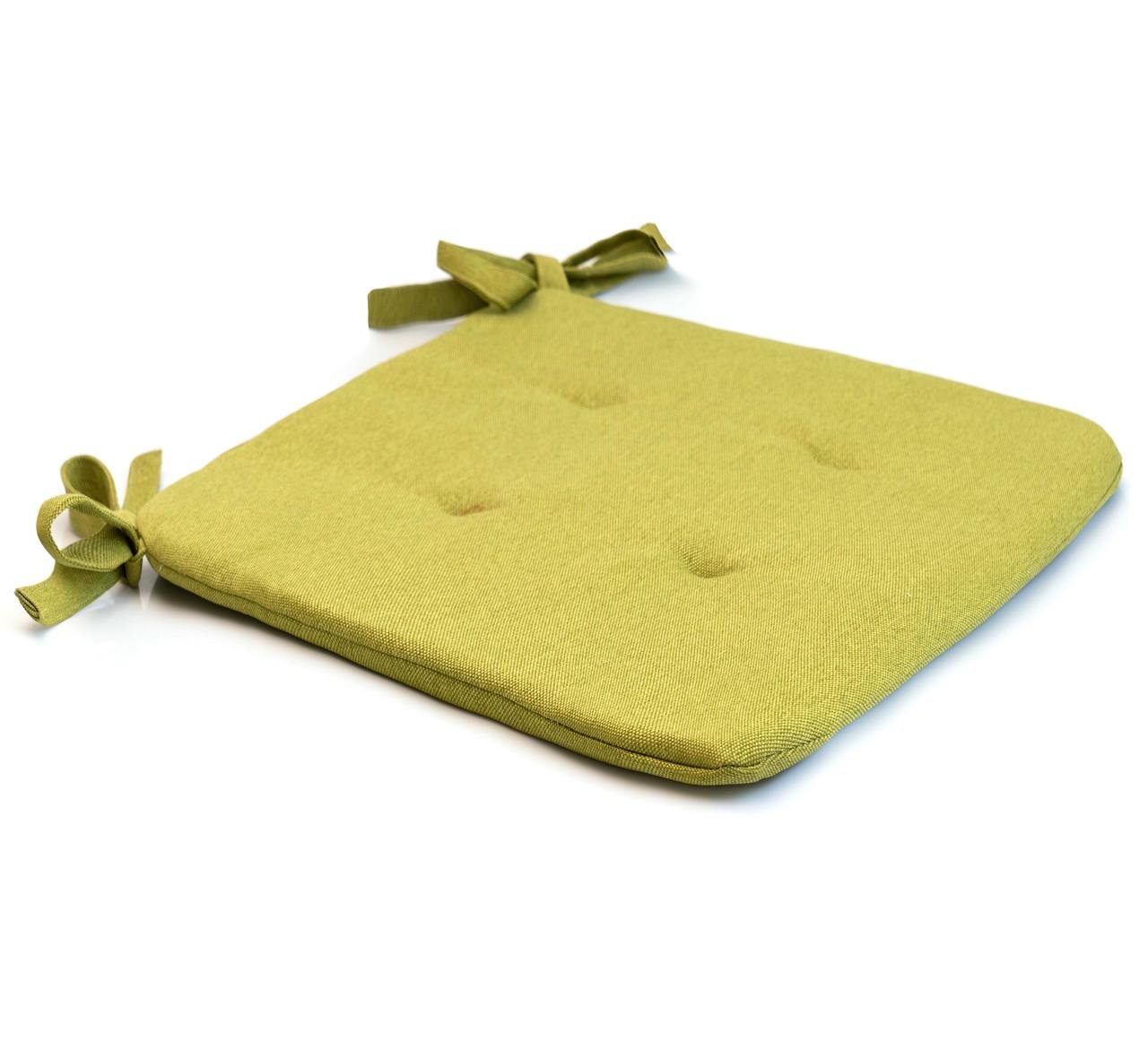 Подушка для стула/кресла/табурета 42х48х2 см Салатовый (1474610802) - фото 2