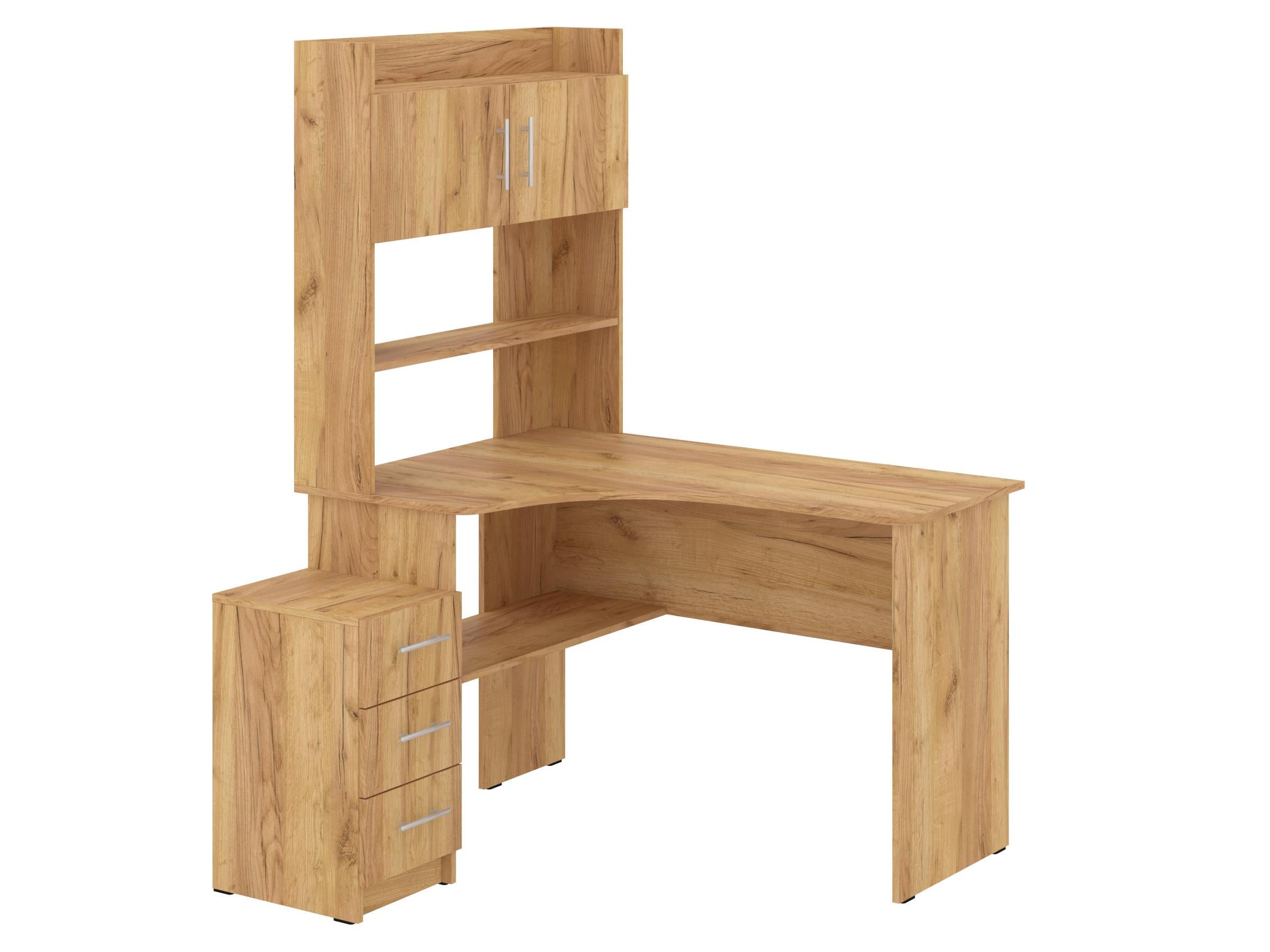 Письменный стол PEHOTIN Форвард 120х114,5х75/165 см Дуб тахо (PN-101656)