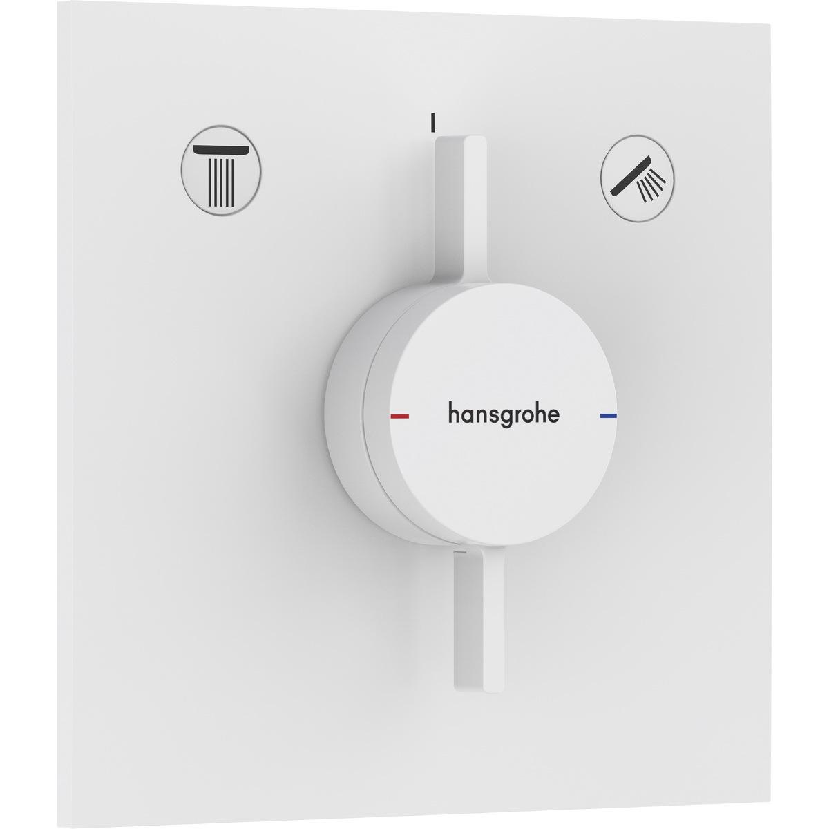Внешняя часть смесителя Hansgrohe DuoTurn E 75417700 с переключателем Белый (236909)