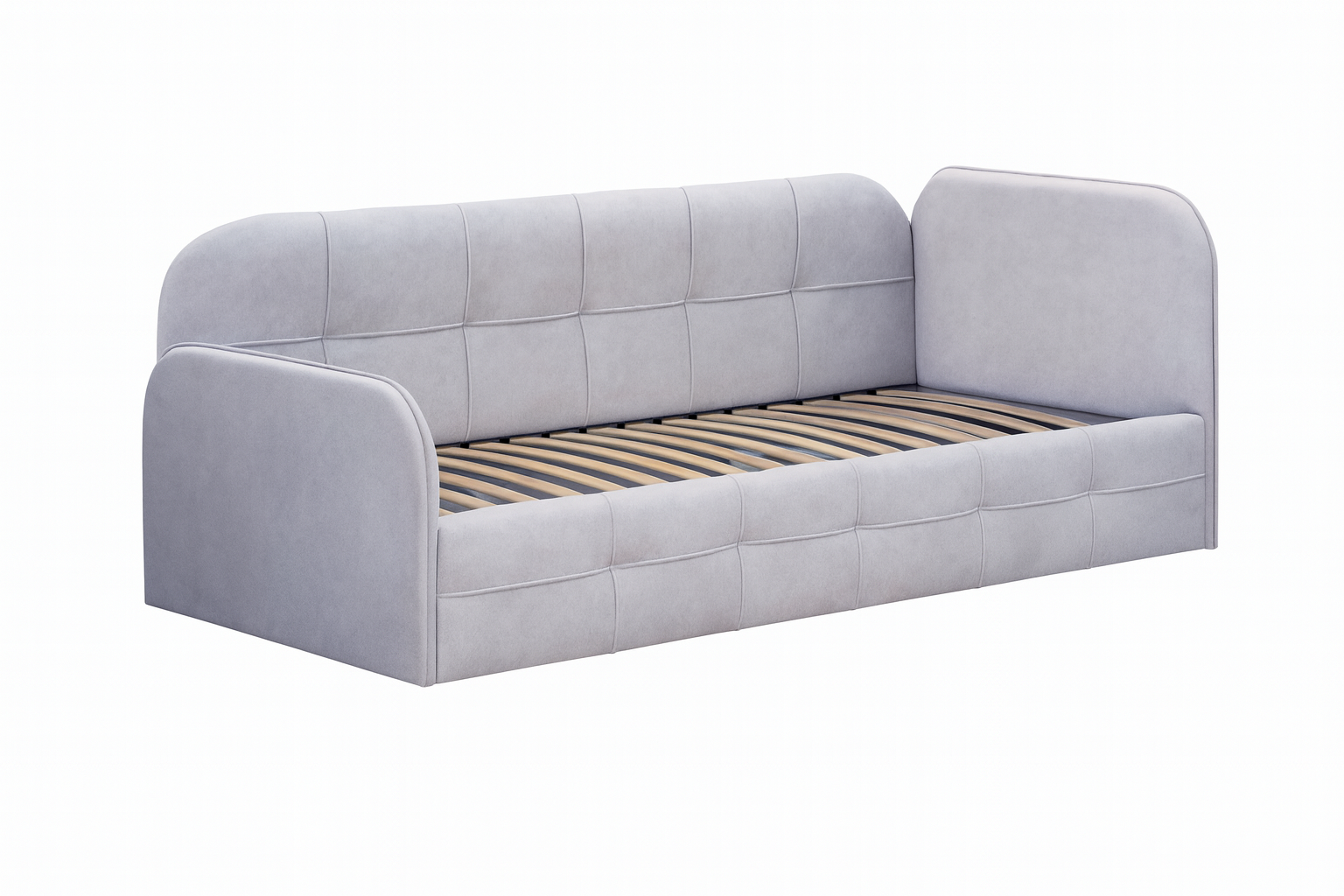 Кровать детская Шелби 90х200 см Allure Light Grey