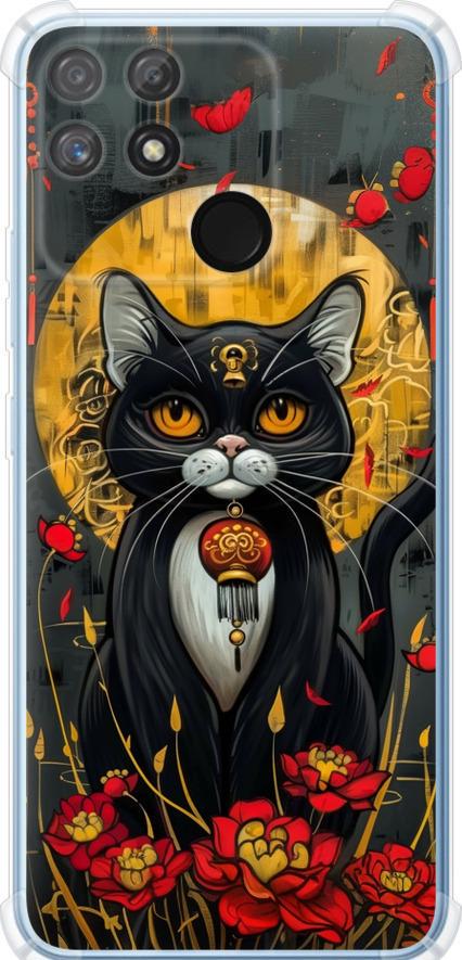 Чехол на Realme Narzo 50A China Cat (6134sp-2514-42517)