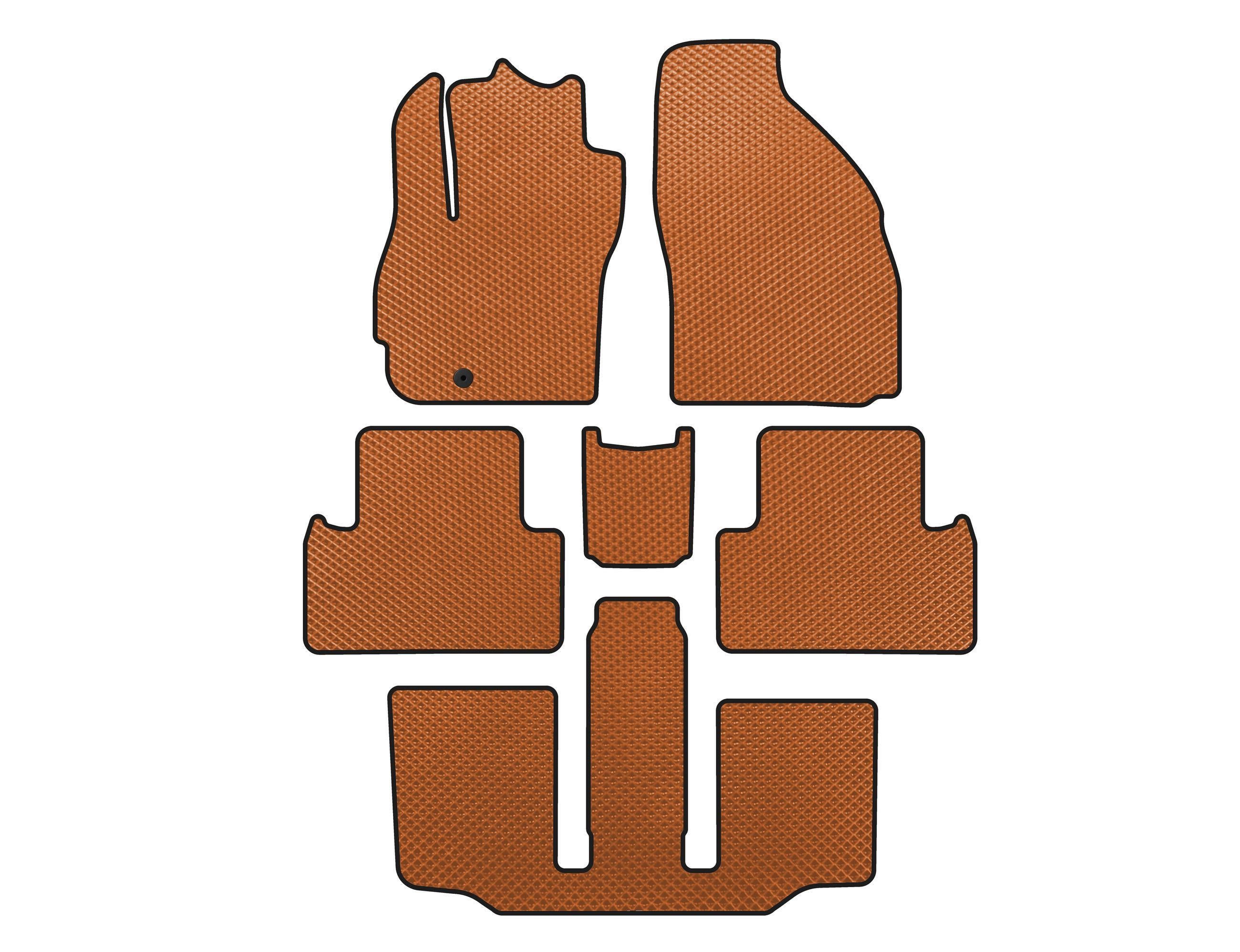 Коврики Digital Designs для Mazda 5 2005-2009 рр. этилвинилацетат Помаранчевий (157838)