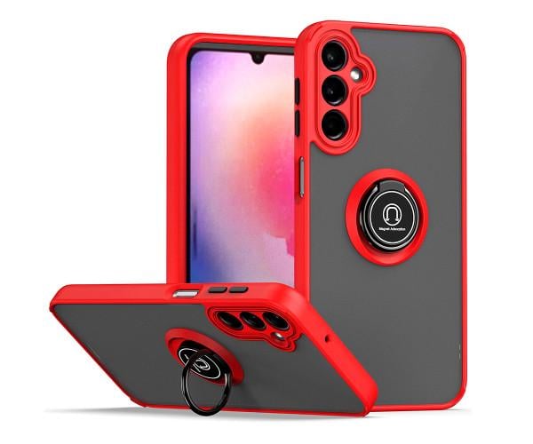 Чехол-накладка TPU Color Matte Ring для Samsung Galaxy A34 Красный Чехол-накладка TPU Color Matte Ring для Samsung Galaxy A34 Красный