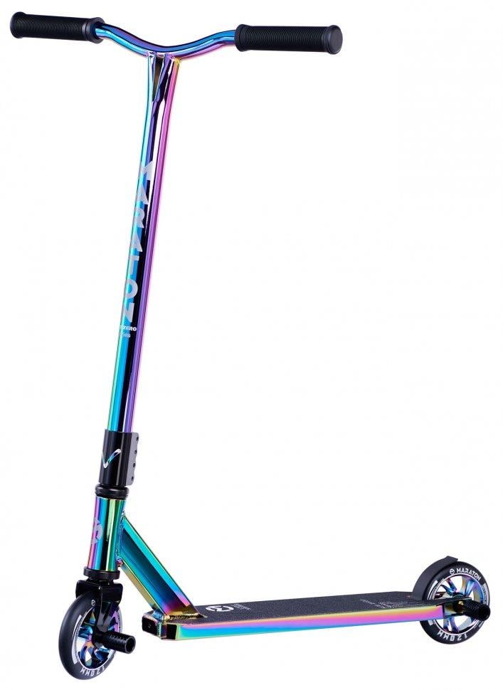 Самокат трюковый Maraton Sub Zero HIC с прочной рамой и пегами Neo-chrome