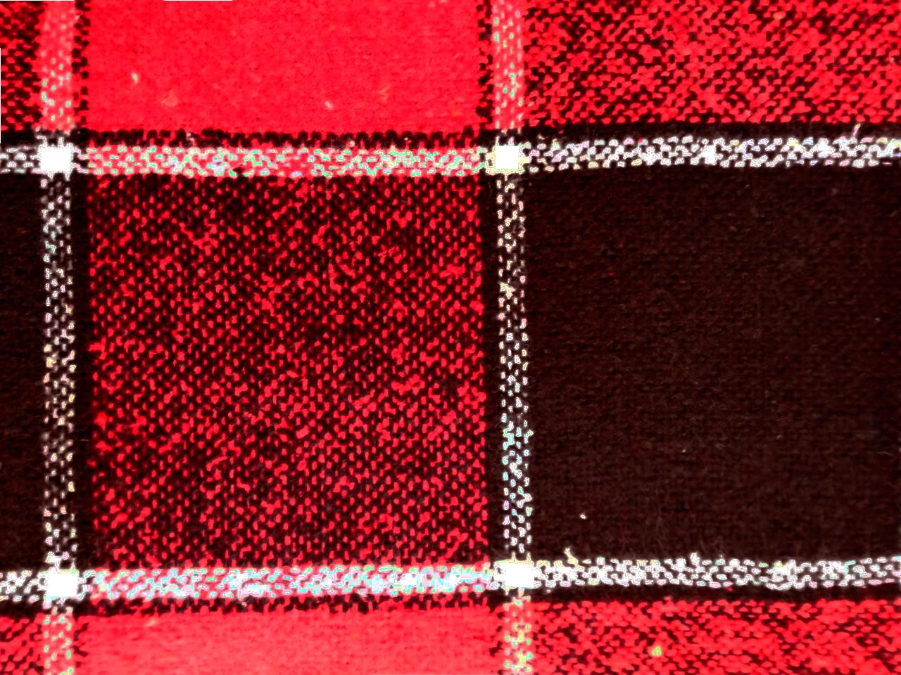 Плед вовняний Vladi Палермо 140х200 см П7 Білий/Червоний/чорний (4093) - фото 3