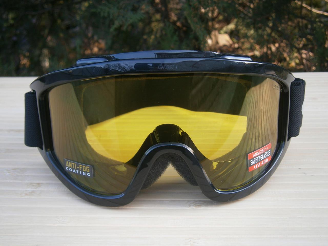 Окуляри-маска захисні Wind-Shield Anti-Fog Global Vision Yellow - фото 6