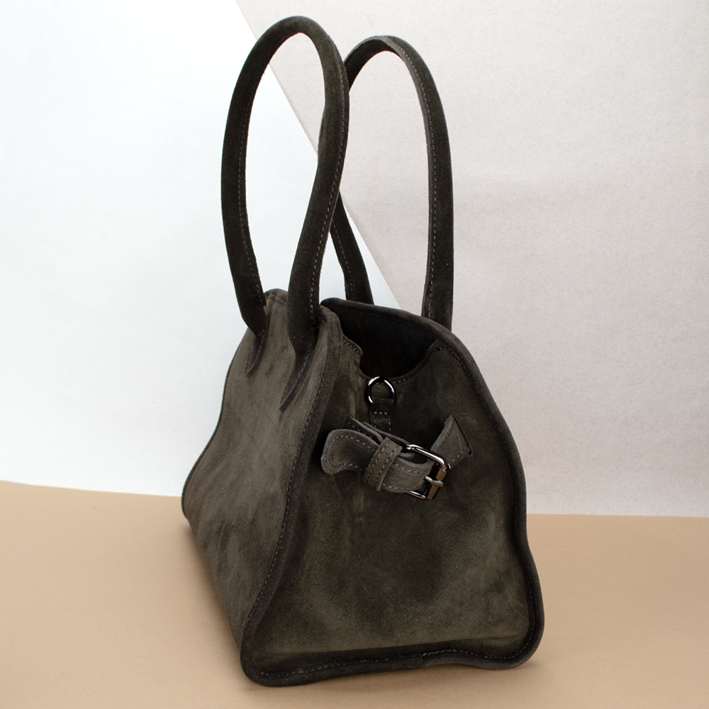 Сумка женская Virginia Conti 03802 замшевая с 2 ручками Шоколадный (2403372841) - фото 3 Сумка женская Virginia Conti 03802 замшевая с 2 ручками Шоколадный (2403372841) - фото 3