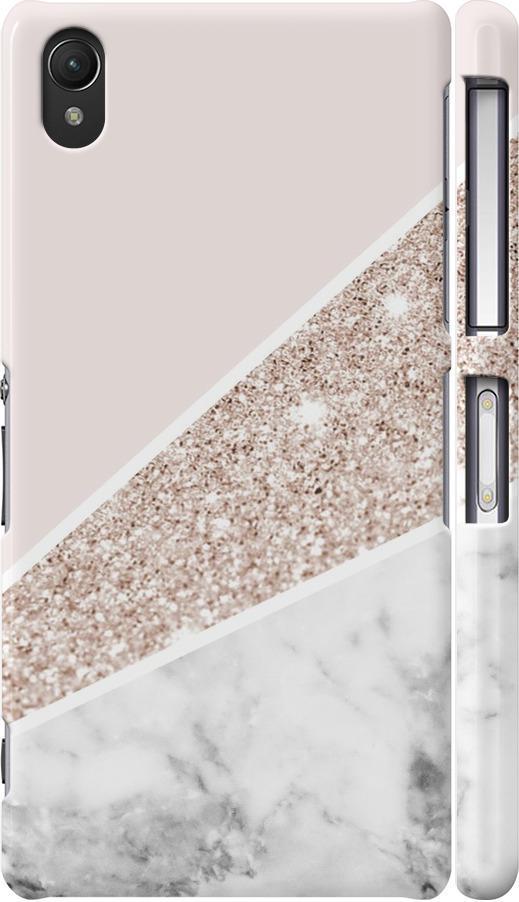 Чехол на Sony Xperia Z2 D6502/D6503 Пастельный мрамор (4342m-43-42517)