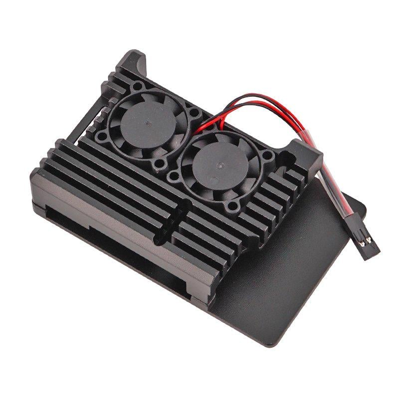 Радіатор для Raspberry Pi 3B/3B+ з вентиляторами та комлектом кріплення (A704015)