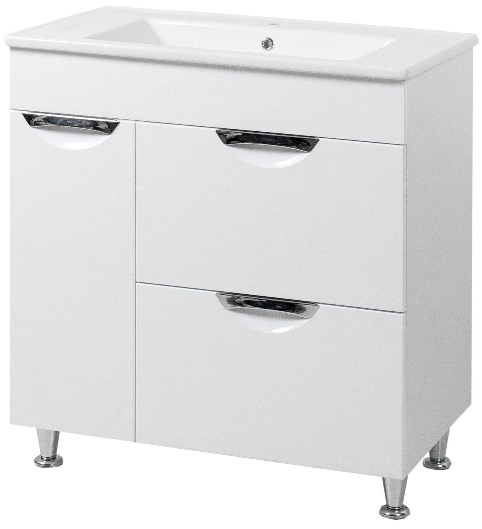 Тумба ЮВВИС Грация Т-8 80 см К с умывальником Vesta (14707323)