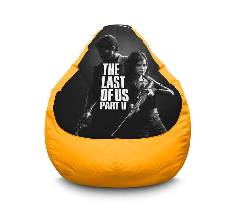 Кресло мешок iPuff The Last of Us Ellie and Joel Оксфорд XL 80x110 см Желтый Кресло мешок iPuff The Last of Us Ellie and Joel Оксфорд XL 80x110 см Желтый