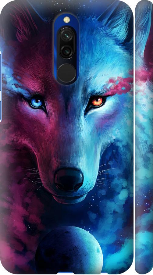 Чехол на Xiaomi Redmi 8 Арт-волк (3999m-1806-42517) Чехол на Xiaomi Redmi 8 Арт-волк (3999m-1806-42517)