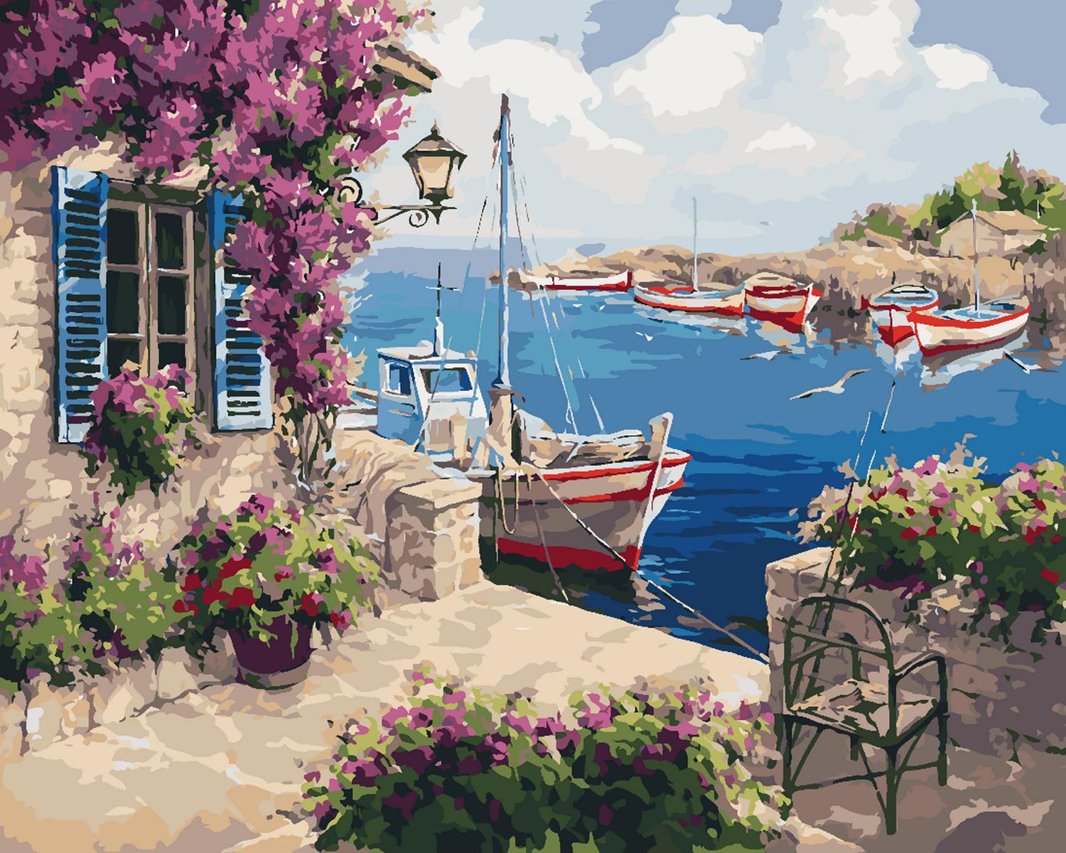 Картина за номерами Ідейка Море на світанку 40x50 см (KH2237)