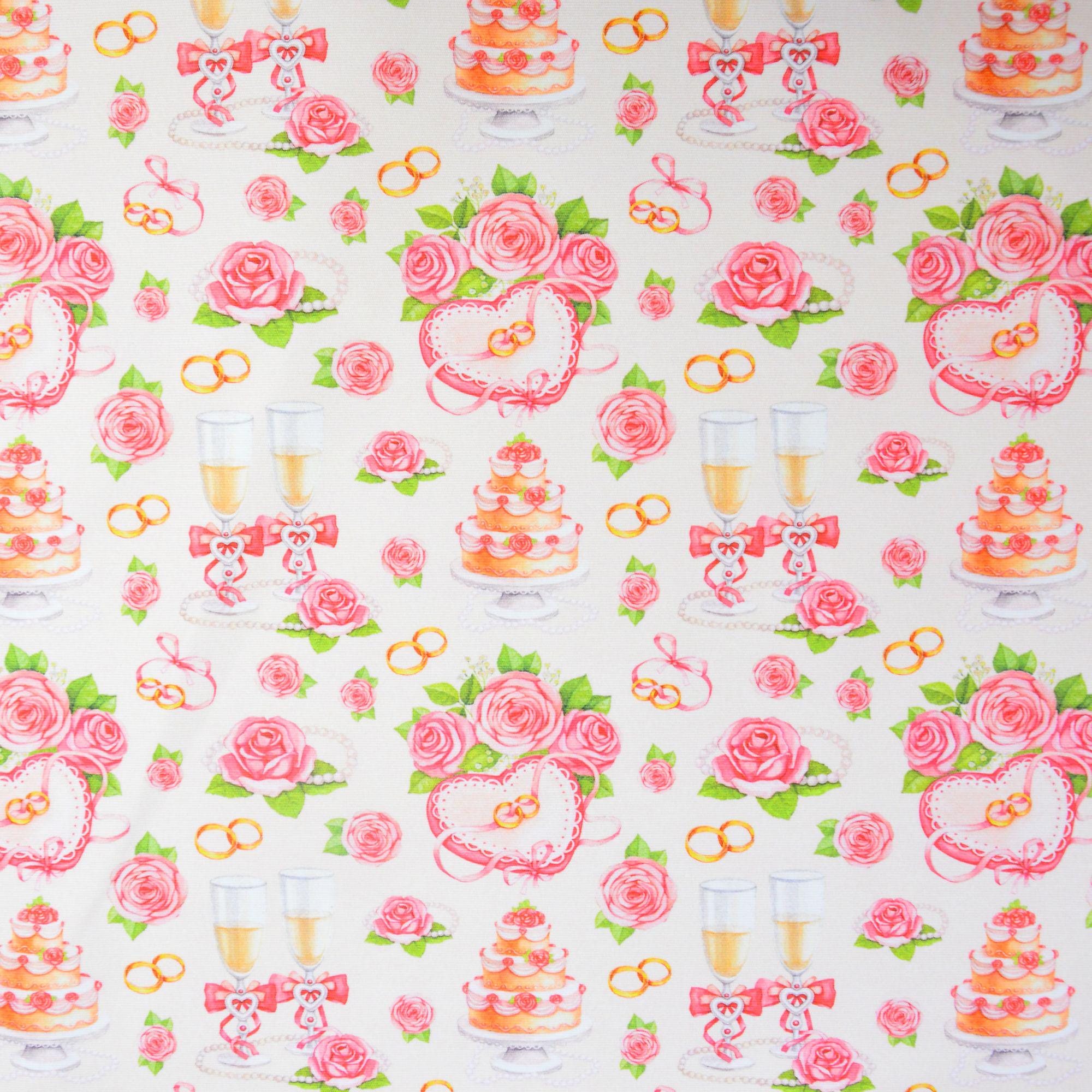 Тканина бавовна Панама весільна 235 гр/м2 з захистом від плям 180 см (27379)