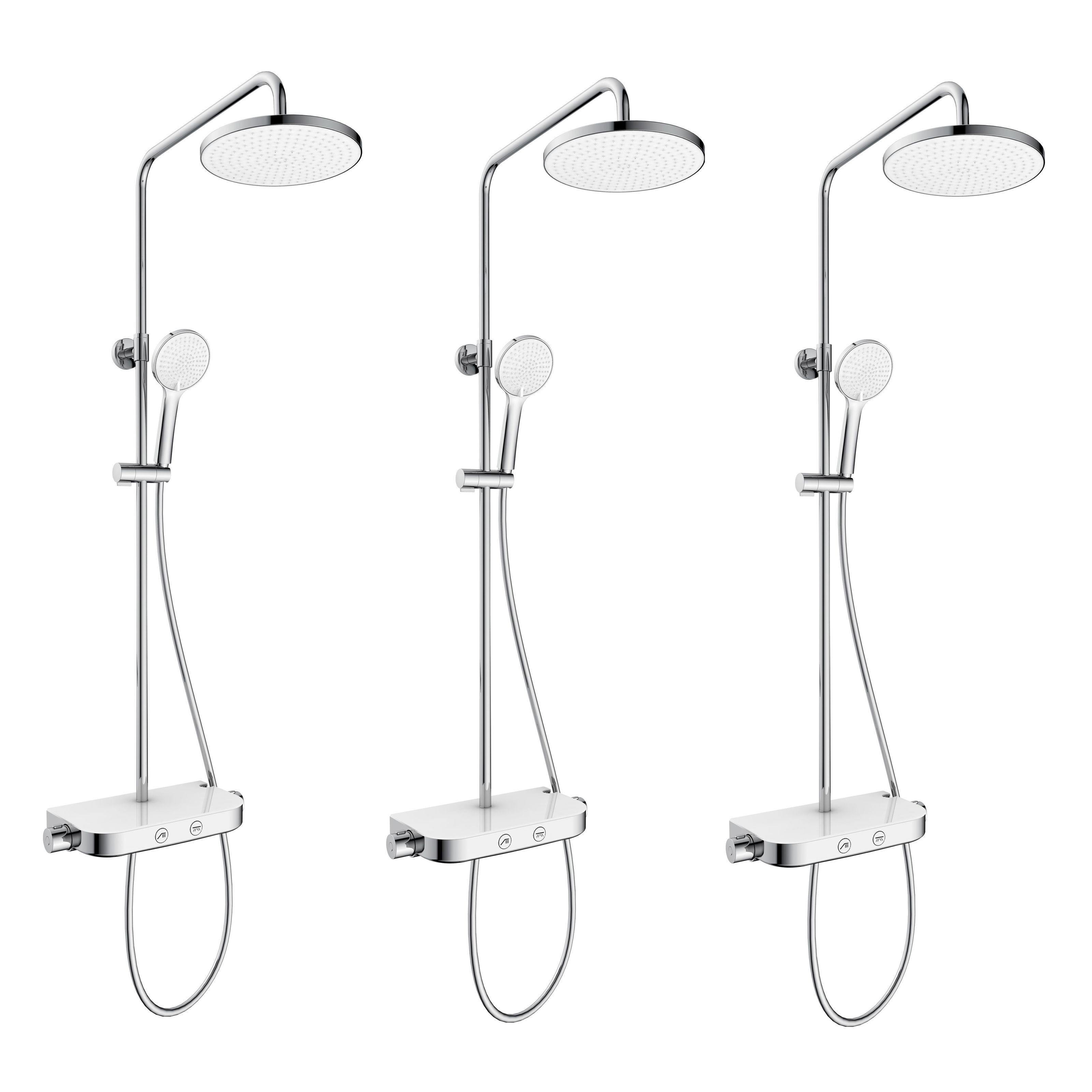 Душевая система с термостатом Imprese CENTRUM SET1+1=3 SET20210633 Хром (112403) Душевая система с термостатом Imprese CENTRUM SET1+1=3 SET20210633 Хром (112403)