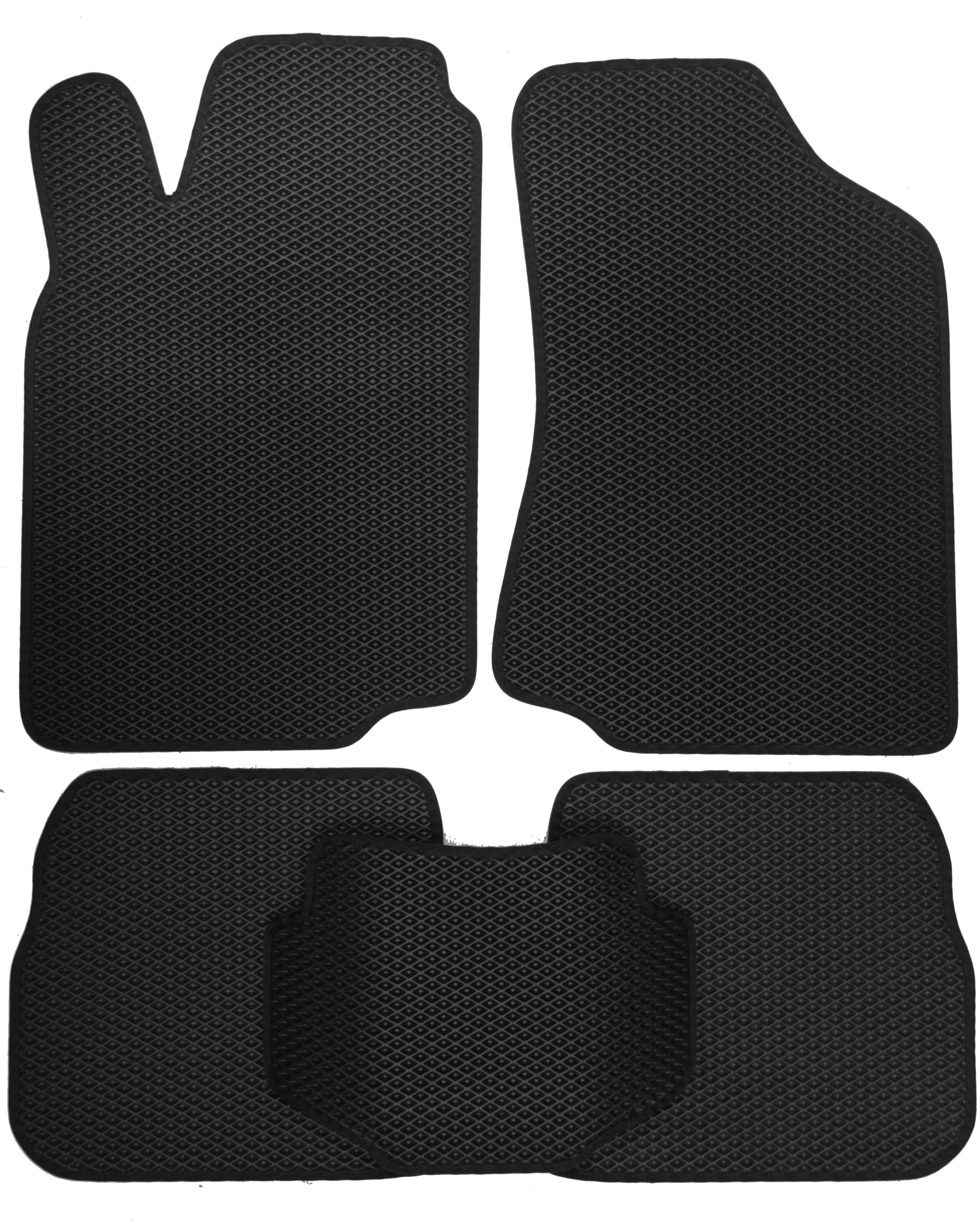 Коврики в салон для Volkswagen Passat B3/B4 '88-96 EVA-полимерные Черный (150662)