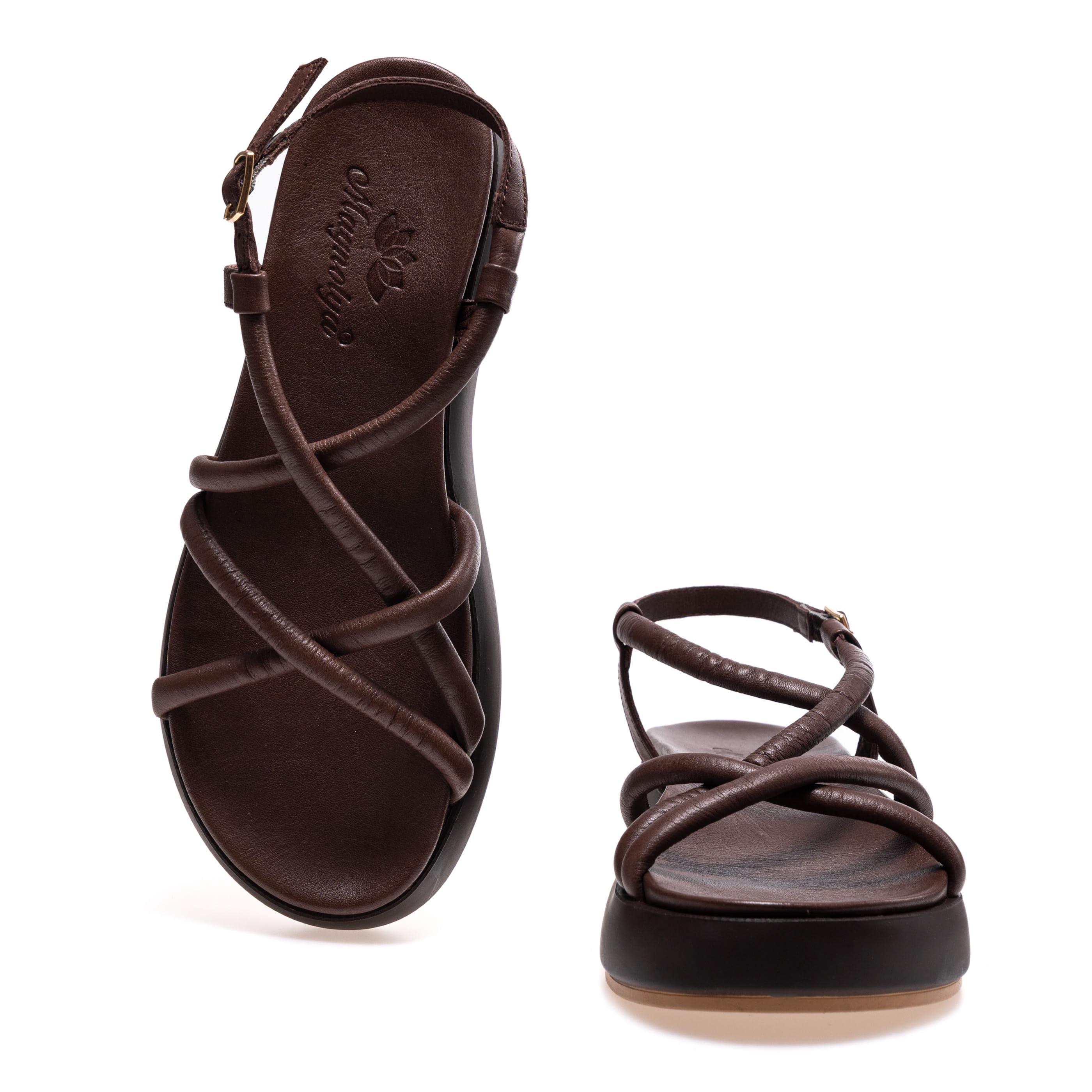 Босоножки Magnolya 01644 р. 38 Коричневый (104363979) - фото 2 Босоножки Magnolya 01644 р. 38 Коричневый (104363979) - фото 2